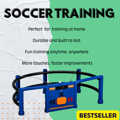 INTERACTIVE GOAL WITH CIRCULAR TRACK AND SCOREBOARD